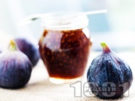 Рецепта Сладко от зрели смокини с индрише и лимонтозу
